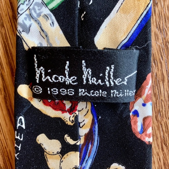 NICOLE MILLER *vintage* 1996 necktie. 100% silk. - Picture 3 of 6